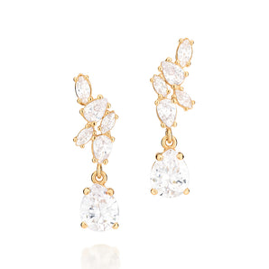GOLD WEDDING DAY EARRINGS