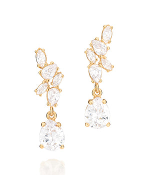 GOLD WEDDING DAY EARRINGS