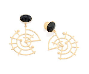 GOLD NIGHT SKY EARRINGS