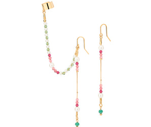 GOLD SUMMER VIBES DANGLY EARRINGS