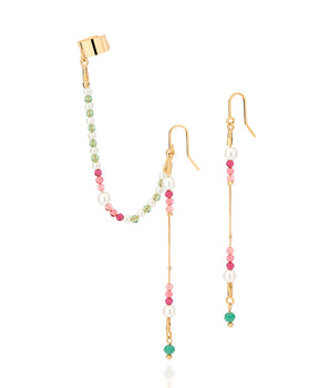 GOLD SUMMER VIBES DANGLY EARRINGS