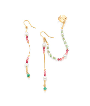 GOLD SUMMER VIBES DANGLY EARRINGS