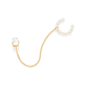 GOLD PEARL EAR CUFF