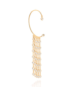 GOLD SHINNING RAIN EAR WRAP