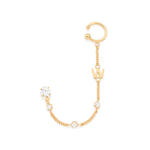GOLD POINT OF LIGHT EAR CUFF