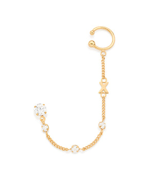 GOLD POINT OF LIGHT EAR CUFF