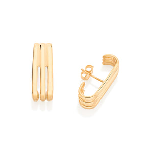GOLD TRIPPLE BAND EAR HOOK
