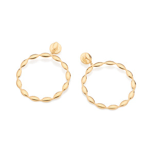 GOLD BLOBS MAXI EARRINGS