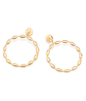 GOLD BLOBS MAXI EARRINGS
