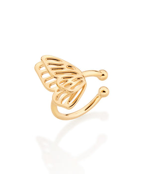GOLD DELICATE BUTTERFLY EAR CUFF
