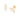 GOLD LIGHT DROPLET STUD EARRINGS