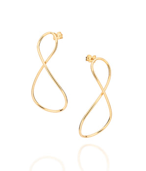 GOLD ETERNITY EARRING