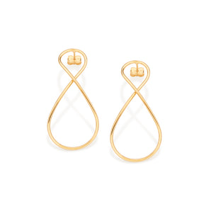 GOLD ETERNITY EARRING