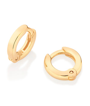 GOLD BASIC HUGGIE EARRINGS