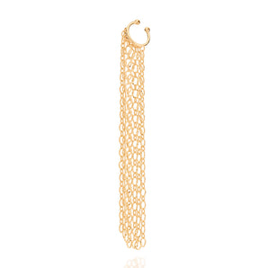 GOLD WATERFALL EAR CUFF