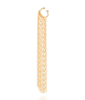 GOLD WATERFALL EAR CUFF