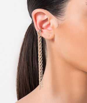 GOLD WATERFALL EAR CUFF