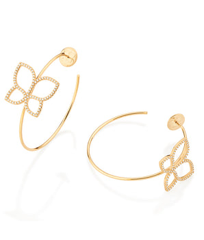 GOLD PLATED EARRING WITH ZIRCONIA