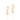 GOLD PLATED HOOP EARRING WITH ZIRCONIA