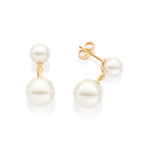 GOLD FOREVER AND ALWAYS DANGLY EARRINGS
