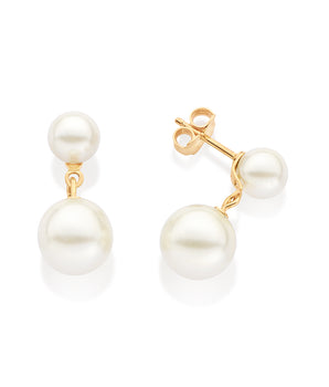 GOLD FOREVER AND ALWAYS DANGLY EARRINGS