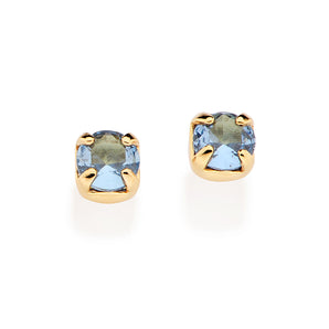 GOLD PLATED KID'S EARRING WITH ZIRCONIA