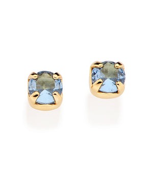 GOLD PLATED KID'S EARRING WITH ZIRCONIA