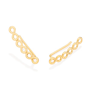 GOLD INFINITY SIGN EAR CUFF