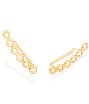 GOLD INFINITY SIGN EAR CUFF