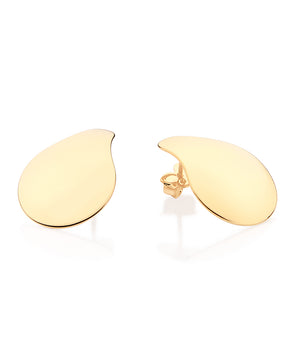 GOLD PLATED TEARDROP EARRING