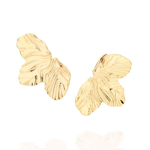 GOLD FLOWER EXTRAVAGANZA EARRINGS
