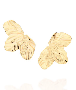 GOLD FLOWER EXTRAVAGANZA EARRINGS
