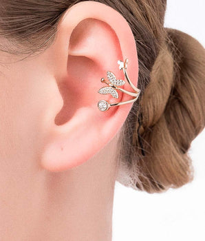 GOLD BUTTERFLIES EAR CUFF