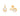 GOLD PLATED EARRING WITH ZIRCONIA