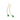 GOLD PLATED EARRING WITH ZIRCONIA
