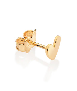 GOLD MINI HEART STUD EARRING