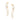 GOLD PLATED EARRING WITH ZIRCONIA
