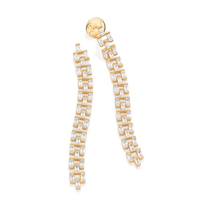 GOLD SHOW TIME EARRINGS