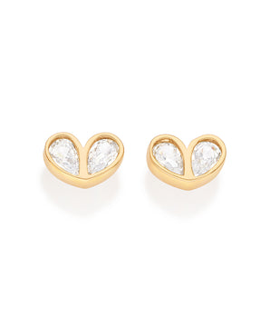 GOLD EMPOWER STUD EARRINGS