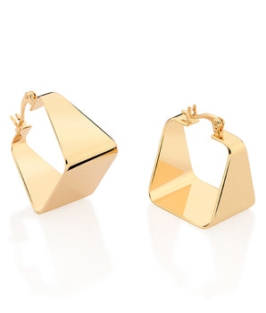 GOLD AUTUMN HUGGIE EARRINGS