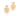 GOLD SACRED HEART MAXI EARRINGS