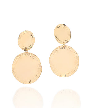 GOLD PARTY TIME MAXI EARRINGS