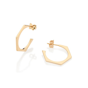 GOLD PLATED HOOP EARRING