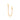 GOLD BUTTERFLY WINGS CHAIN EARRING