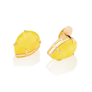 GOLD SUMMER DROPLET MAXI EARRINGS