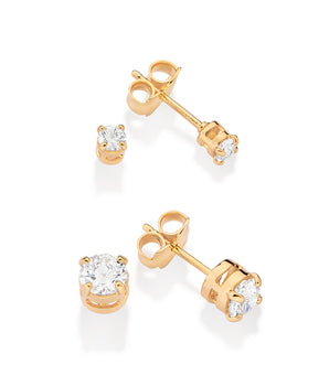 GOLD JOY EARRING KIT IN WHITE