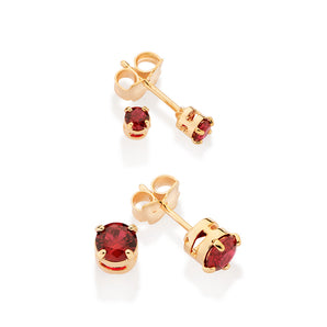 GOLD JOY EARRING KIT IN RED