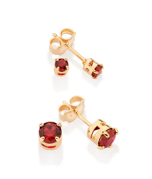 GOLD JOY EARRING KIT IN RED