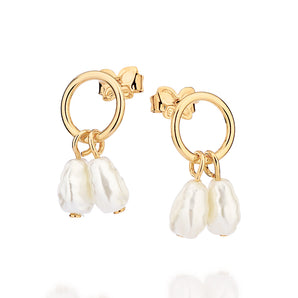 EARRINGS GOLD PLATED JEWELRY