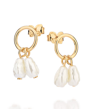 EARRINGS GOLD PLATED JEWELRY